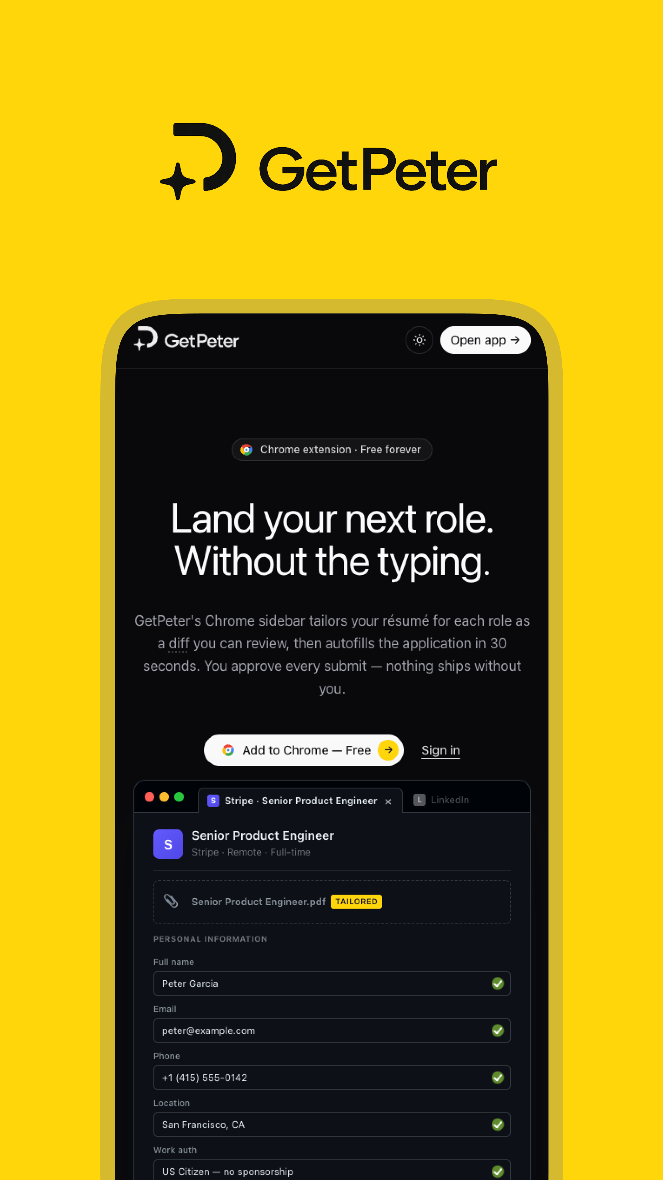 GetPeter app