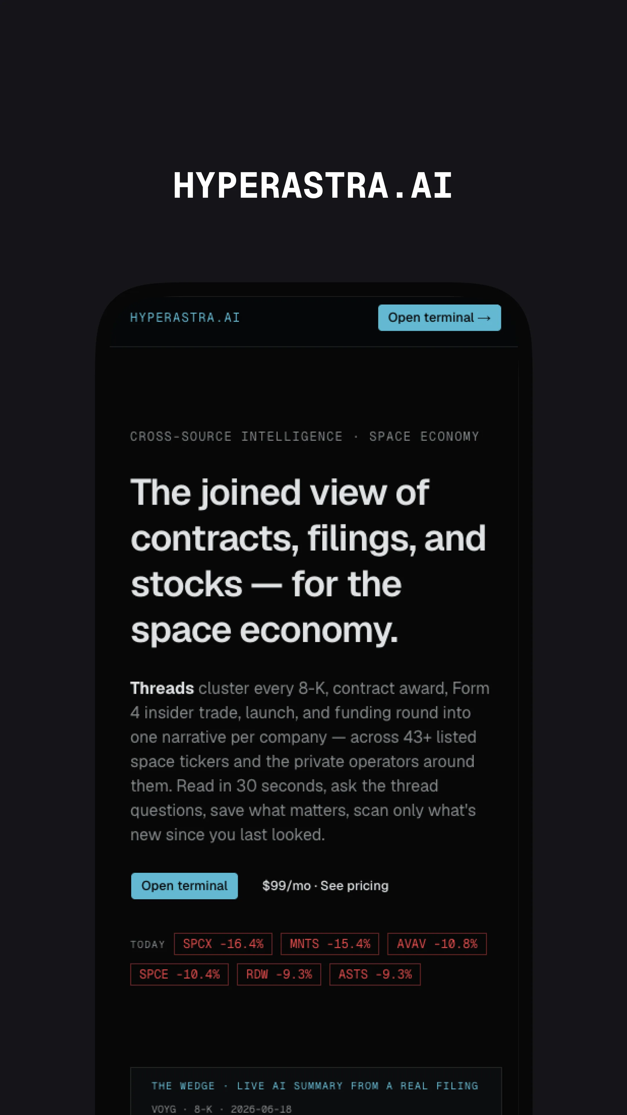 Hyperastra app